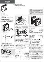 Preview for 2 page of hager EK003 User Instruction