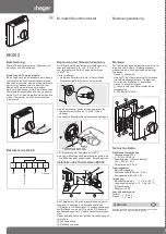 Preview for 1 page of hager EK052 User Instruction