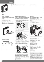 Preview for 3 page of hager EK052 User Instruction