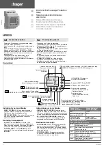 hager HR525 Manual preview