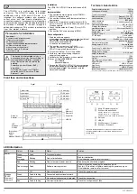 Preview for 2 page of hager HTG410H Operating Manual