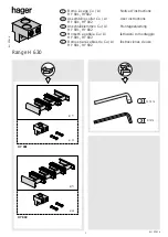 Предварительный просмотр 1 страницы hager HY 801, HY 802 User Instructions