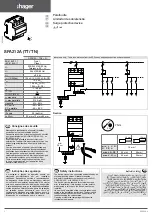 hager SPA212A Series Manual preview