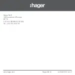 Preview for 104 page of hager TG550A Installation Manual