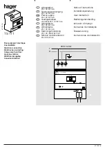 Preview for 1 page of hager TS 111 User Instruction