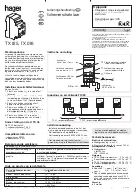 Preview for 4 page of hager TX 025 User Instructions