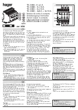 hager TX 206A Quick Start Manual preview