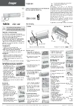 Предварительный просмотр 4 страницы hager TX206H User Instructions