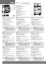 Preview for 1 page of hager TXA114 Quick Start Manual