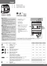 hager TYA604A Quick Start Manual предпросмотр