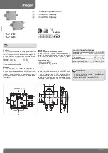 Preview for 1 page of hager TYC701E Manual