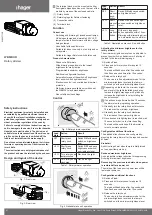 Preview for 1 page of hager WBMDUR Quick Start Manual