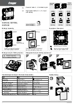 hager WXF092 Quick Start Manual предпросмотр