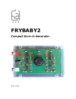 Предварительный просмотр 1 страницы Hagerman Audio Labs FRYBABY2 Manual