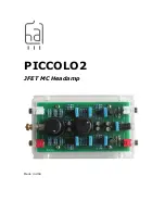 Hagerman Audio Labs PICCOLO2 Manual preview