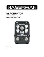 Preview for 1 page of Hagerman REACTIVATOR Manual