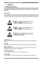 Preview for 4 page of Hägglunds Compact CA 100 Installation And Maintenance Manual