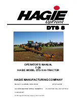 Предварительный просмотр 2 страницы Hagie DTS 8 HI-TRACTOR Operator'S Manual