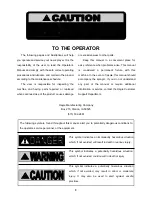 Предварительный просмотр 5 страницы Hagie DTS 8 HI-TRACTOR Operator'S Manual