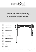 HAGOR 8403 Installation Manual preview