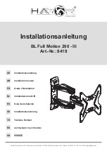 HAGOR 8419 Installation Manual preview