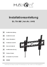 HAGOR BL Tilt 800 Installation Manual preview