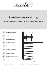 Preview for 1 page of HAGOR CON-Line FS Table 32-55 Installation Manual