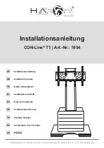 HAGOR CON-Line T1 Installation Manual preview