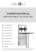 HAGOR CON-Line W 2814 Installation Manual предпросмотр