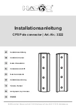 Предварительный просмотр 1 страницы HAGOR CPS Pole connector Installation Manual