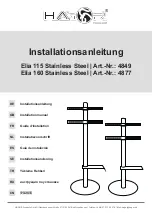 HAGOR Elia 115 Stainless Steel Installation Manual preview