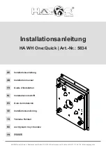 HAGOR HA WH One:Quick Installation Manual preview