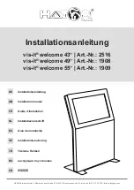 HAGOR vis-it welcome 43 Installation Manual preview