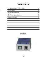 Preview for 3 page of Hagstrom KE-XTUSB User Manual