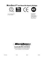 Предварительный просмотр 39 страницы Hague Quality Water MicroBoss II Owner'S Manual