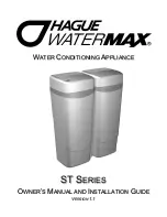 Hague Quality Water WaterMax 1AAN Owner'S Manual And Installation Manual preview