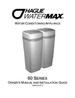 Предварительный просмотр 1 страницы Hague Quality Water WaterMax 61AAE-BWO Owner'S Manual And Installation Manual