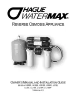 Hague Quality Water WATERMAX LC100P Owner'S Installation Manual preview