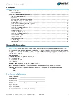 Preview for 3 page of Hague MAXIMIZER 7180 Owner'S Manual And Installation Manual