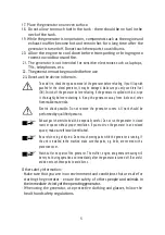 Preview for 6 page of Hahn & Sohn HDE14000SA-SA3 Operation Manual & Warranty Card