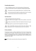 Preview for 12 page of Hahn & Sohn HDE14000SA-SA3 Operation Manual & Warranty Card