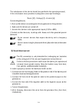 Preview for 15 page of Hahn & Sohn HDE14000SA-SA3 Operation Manual & Warranty Card