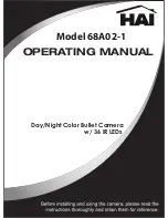 HAI 68A02-1 Operating Manual preview