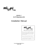 Предварительный просмотр 1 страницы HAI Hi-Fi 62A12-1 Installation Manual