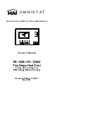 HAI OMNISTAT RC-122B Owner'S Manual preview