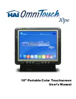 HAI OmniTouch 10 pe User Manual preview