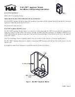 HAI UPB 60A00-1 HAI 15A Installation And Operating Instructions предпросмотр