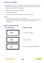 Preview for 17 page of HAIDEN Control D User Manual