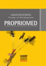 Preview for 2 page of Haider Propriomed User Manual