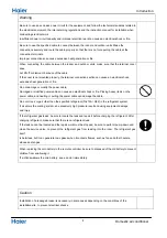 Preview for 6 page of Haier Group 1U35QA1ERA Service Manual